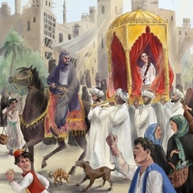 Иллюстрация к книге «Золотая невеста»