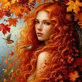 Осень. Золотая осень. Богиня