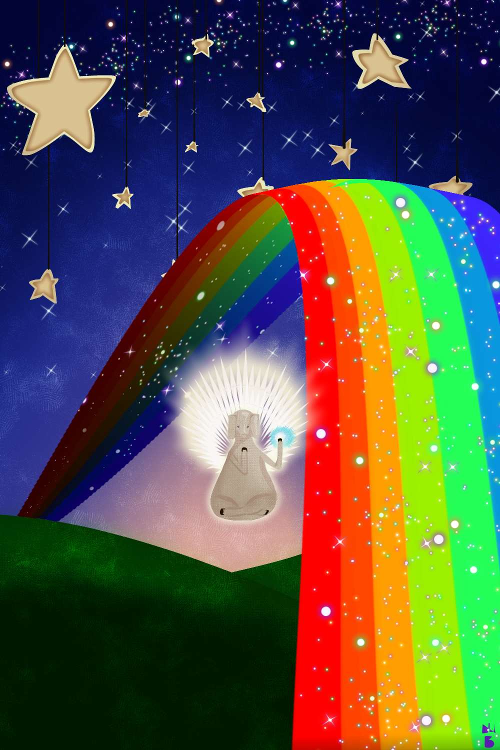 Радуга и овечка