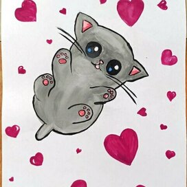 Милый котенок