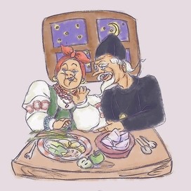 Разговор хиври с дьяком.