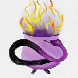 Чай ведьмы с огоньком 