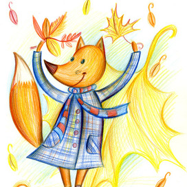 Осенняя лисичка