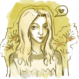 скетчевый портрет 