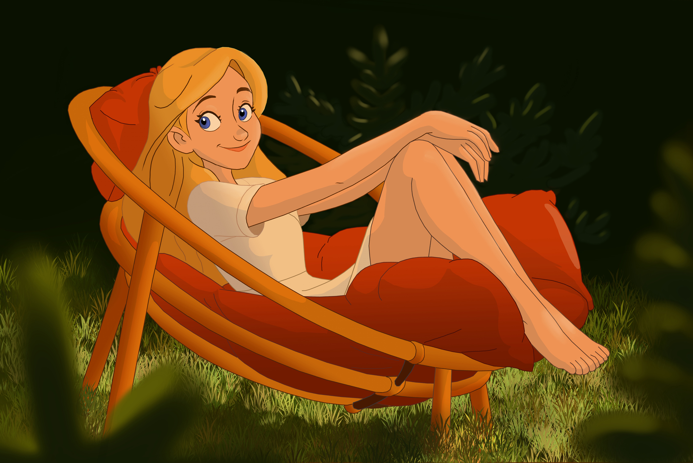 Мэвис Клэр из романа "Скорбь Сатаны"