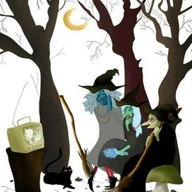 иллюстрация к рассказу "Тайна маленькой ведьмы"