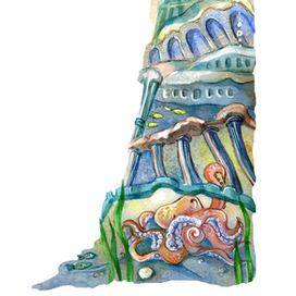 на дне морском