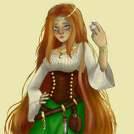 Персонаж Средневековья Принцесса