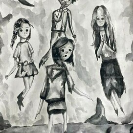 Коралина | Гейман Нил илюстрации к книге 