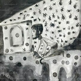 Коралина | Гейман Нил илюстрации к книге 