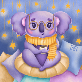 Спокойной ночи | Детская иллюстрация