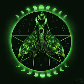 Мотылёк | Мрачные иллюстрации