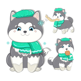 щенок Хаски