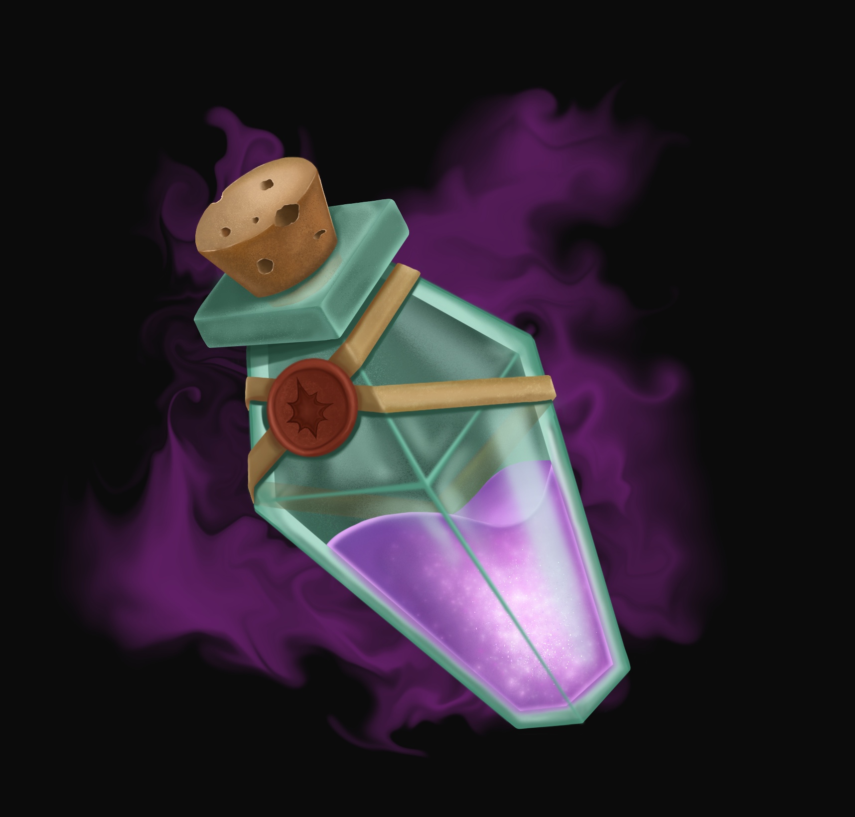 Концепт магической склянки