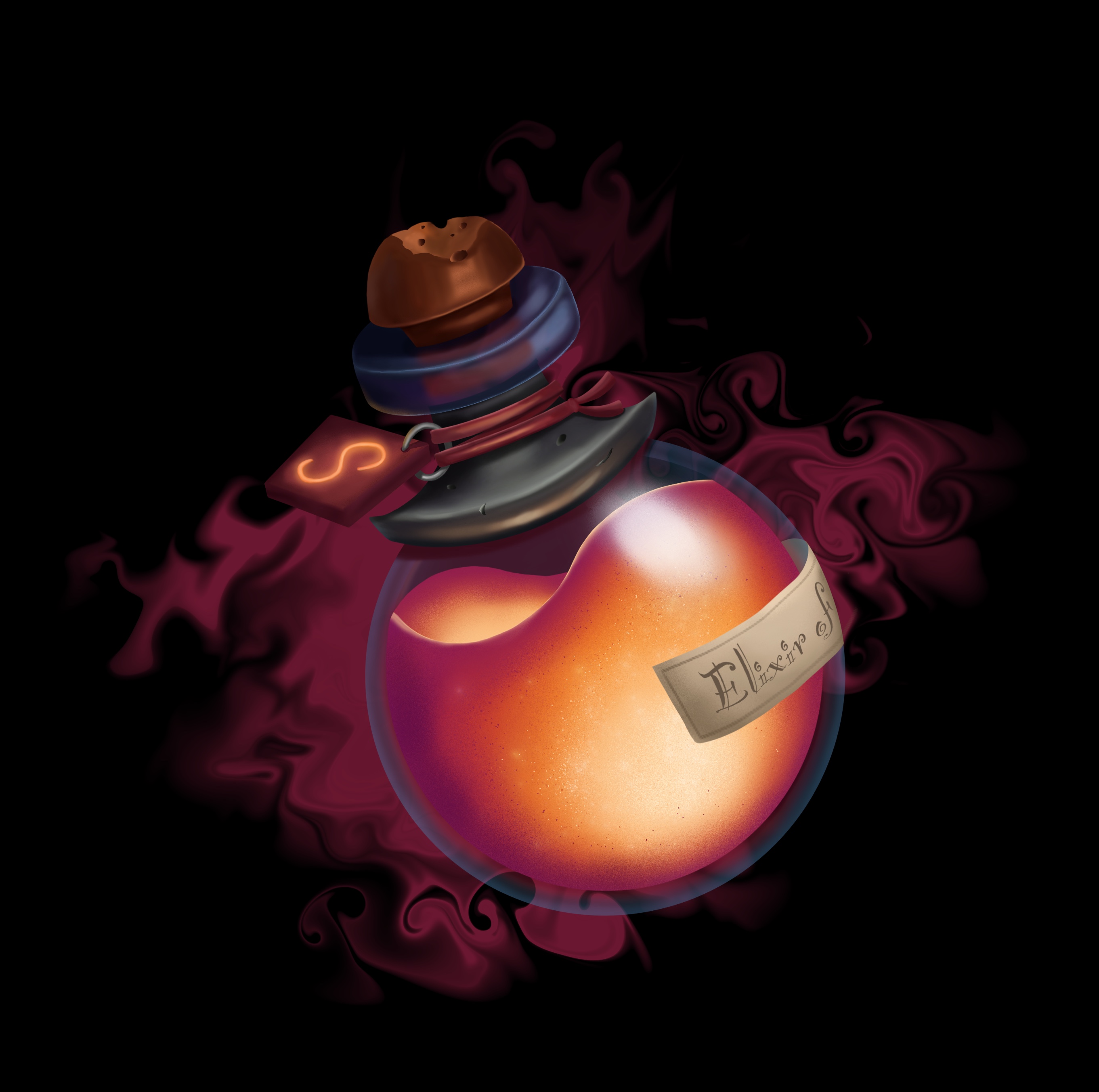 Концепт магической склянки