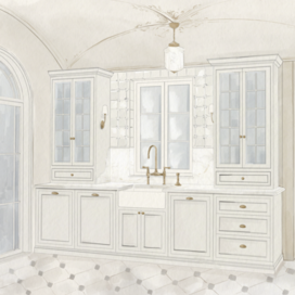 Кухня в парижском стиле