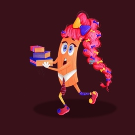 Бренд-персонаж карандашик