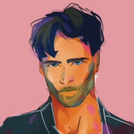 Стилизация мужской портрет 