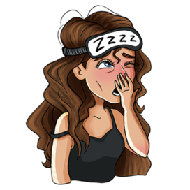 Стикер усталость