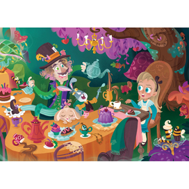 Иллюстрация "Безумное чаепитие"