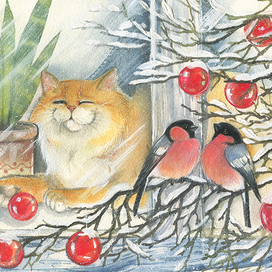 За окном зима