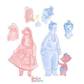 линейка персонажей 