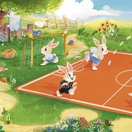 Книжка с треками Звери в спорте 