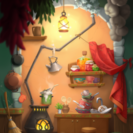 Старенькая маленька кухня