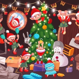 Предновогодняя суета эльфов