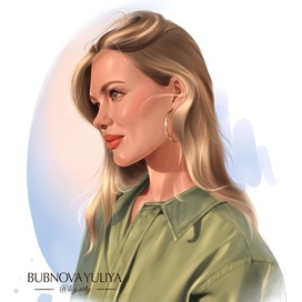 Портрет блондинки