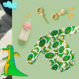 Паттерн с дракончиком