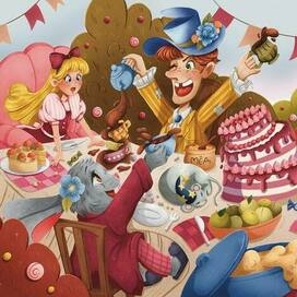 Иллюстрация к книге «Алиса в стране чудес»