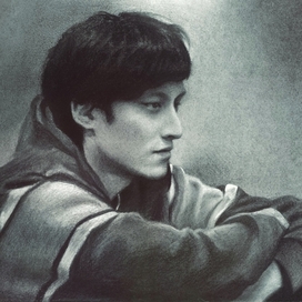 Портрет углём