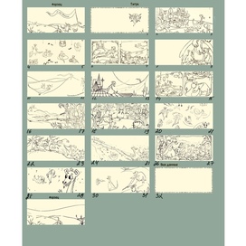 Раскадровка книги