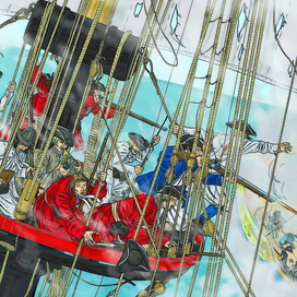 МОРСКОЙ БОЙ ВРЕМЁН СЕВЕРНОЙ ВОЙНЫ 1700-1721 гг.