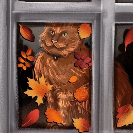 Осенний котик 