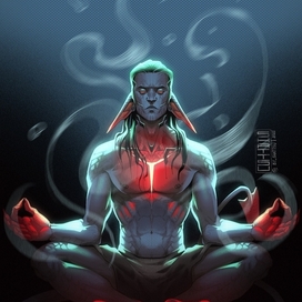 Медитация. Постер.