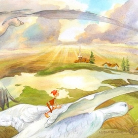 Полет Нильса над Швецией в Лапландию