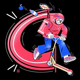 Иллюстрация буква С для Буквального челленджа