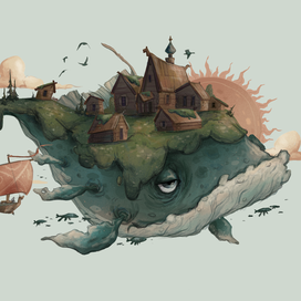 Чудо-Юдо рыба кит