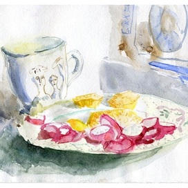 Редиска и кружка