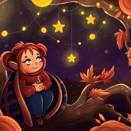 Осенняя открытка