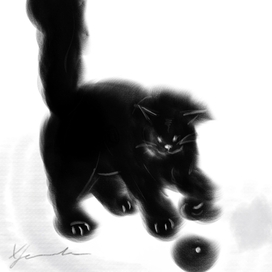 Из серии работ Игры черного кота 