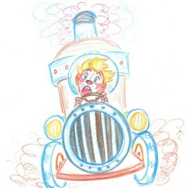 Незнайка - шофёр