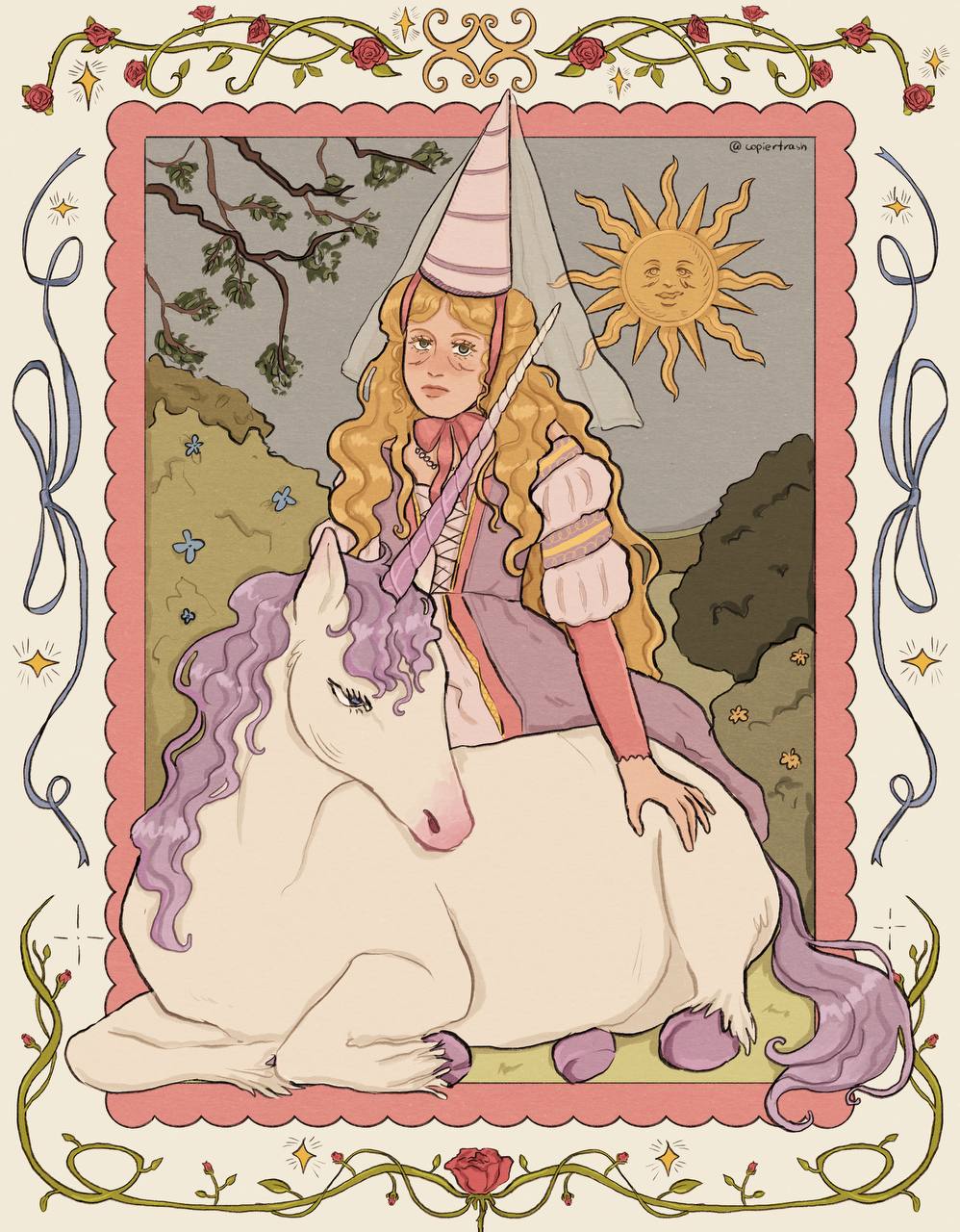 Принцесса с единорогом