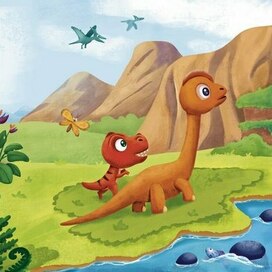 Друзья динозаврики 
