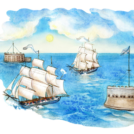 "Восток" и "Мирный" покидают Кронштадт