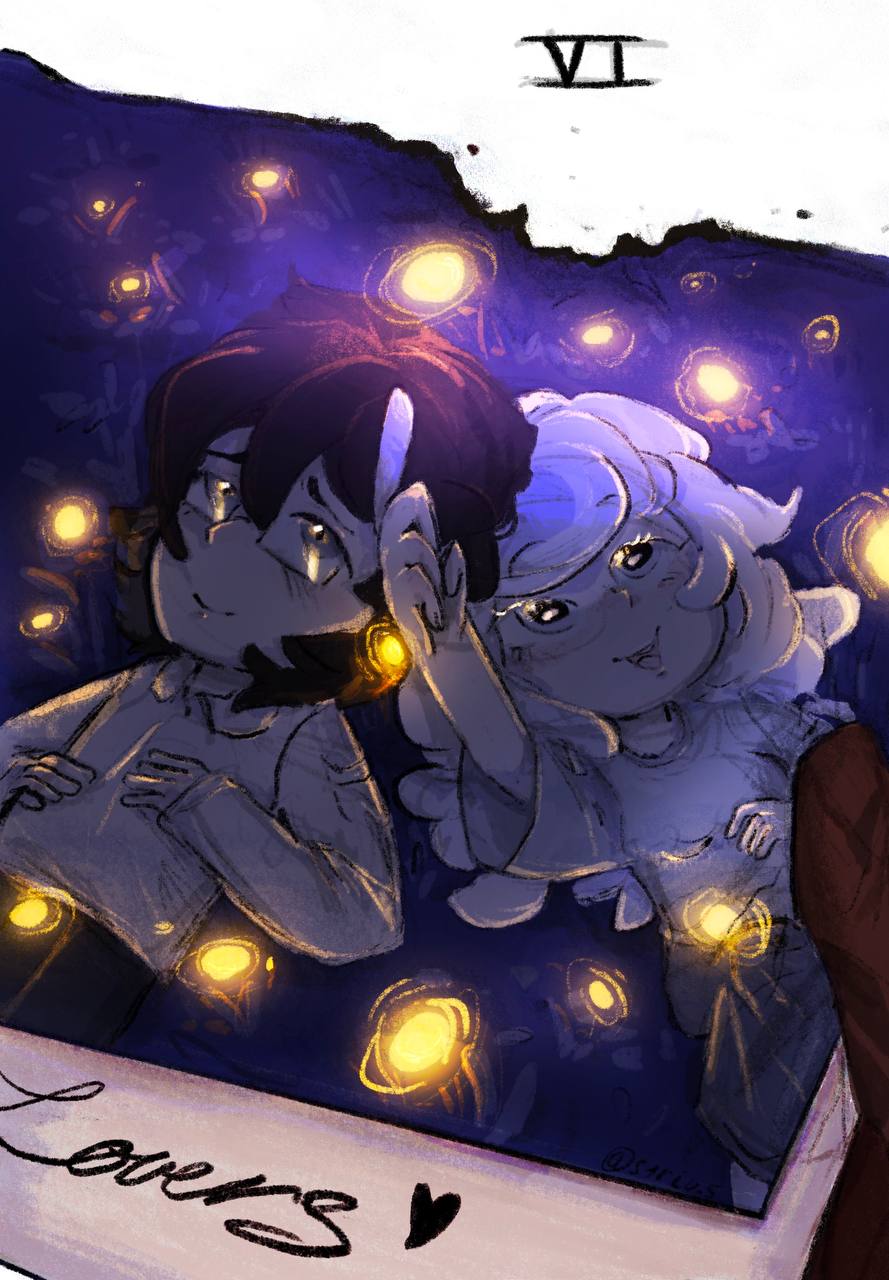 Карта «Влюбленные»