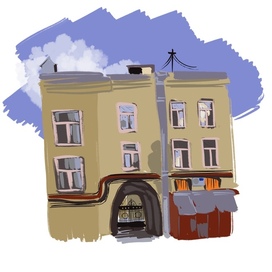 Питерские дворики. Серия «архитектура»