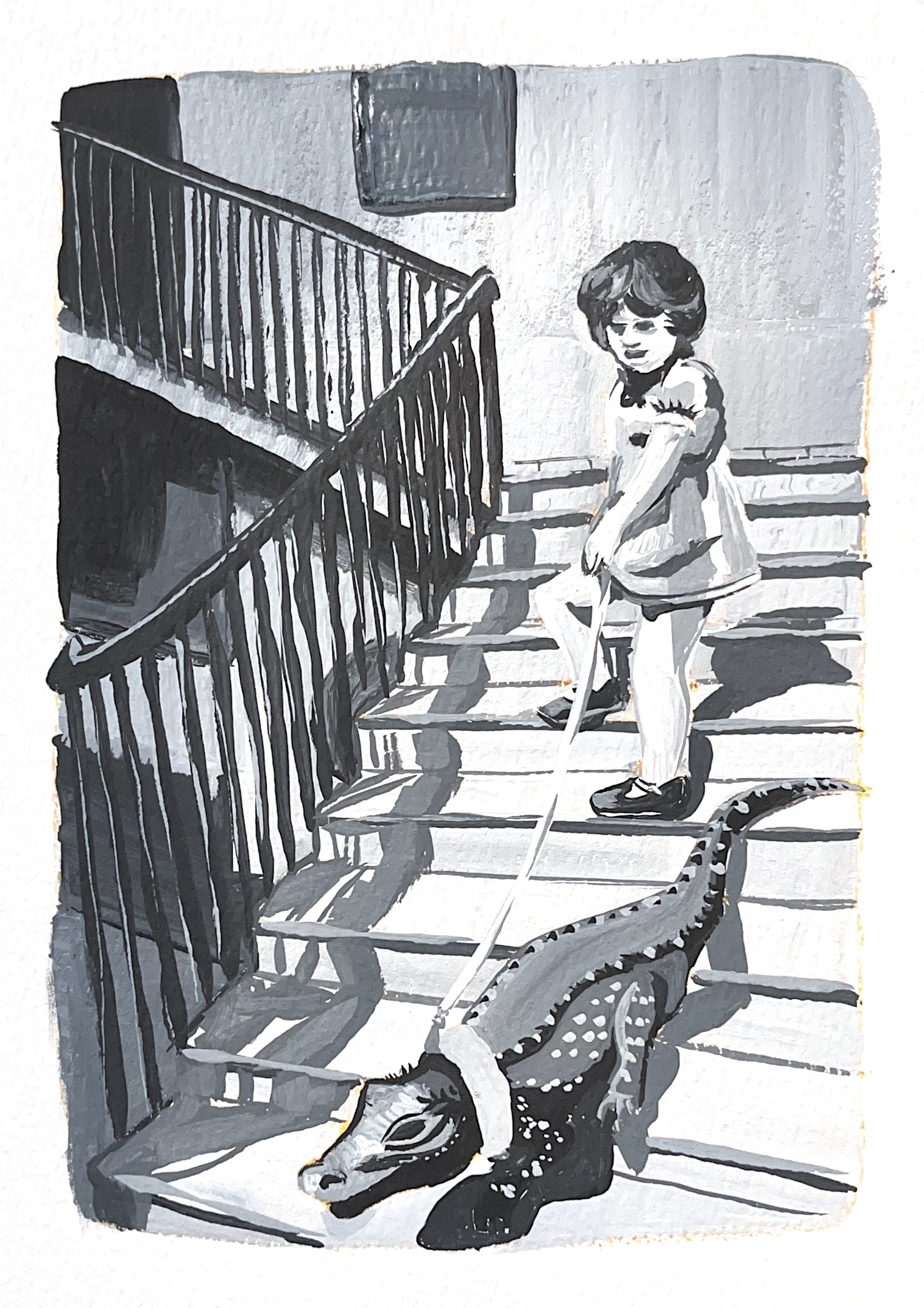 Серия работ «люди и звери»